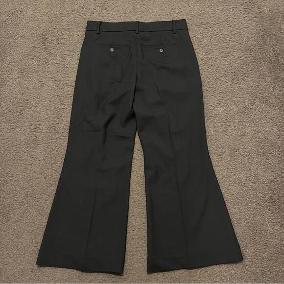 Madewell Kick Out Crop Pants In Wool Blend Twill - Picture 5 of 7